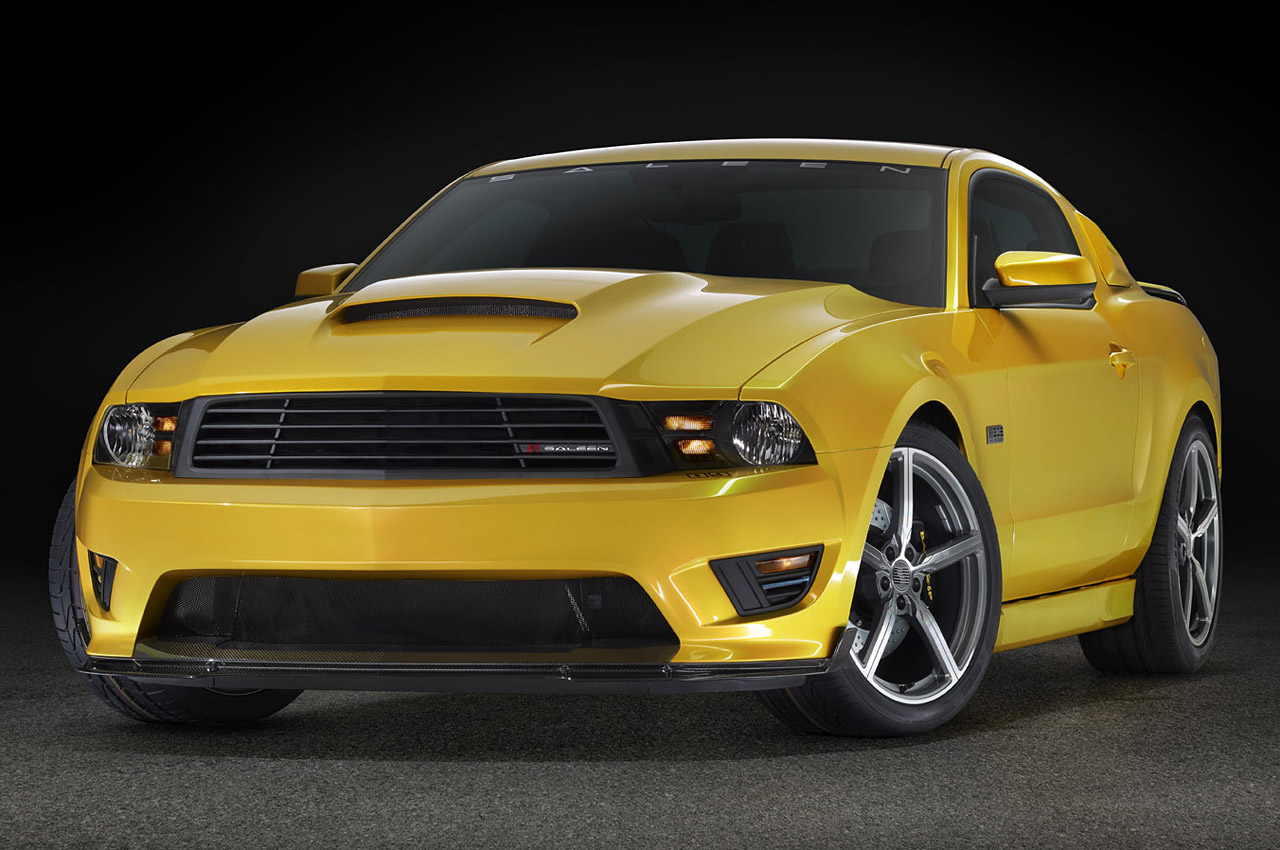 'Lights Out Yellow' 2011 Saleen S302 Mustang - Mustang Specs