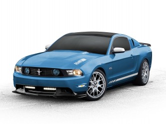 A 2012 Ford Mustang by H&R Springs