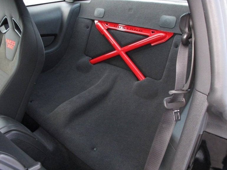 Ford Racing releases 20112013 Mustang Rear Seat Delete XBrace Kit