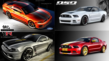 2012-SEMA-Mustangs