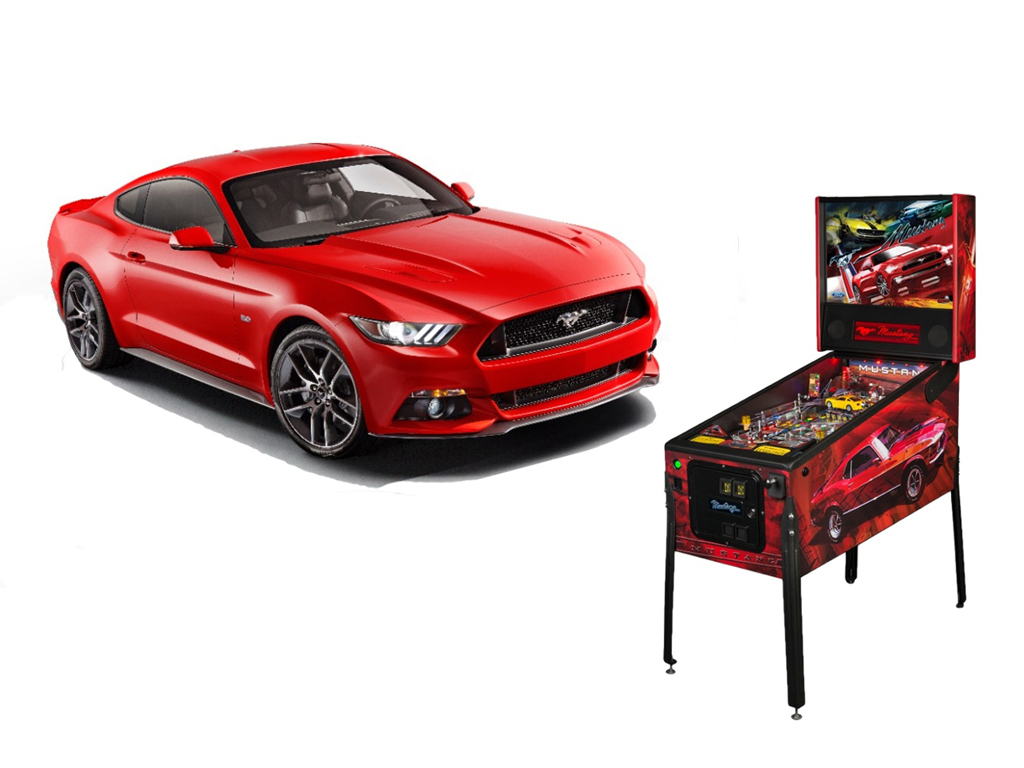 Ford Mustang-themed games from Stern Pinball