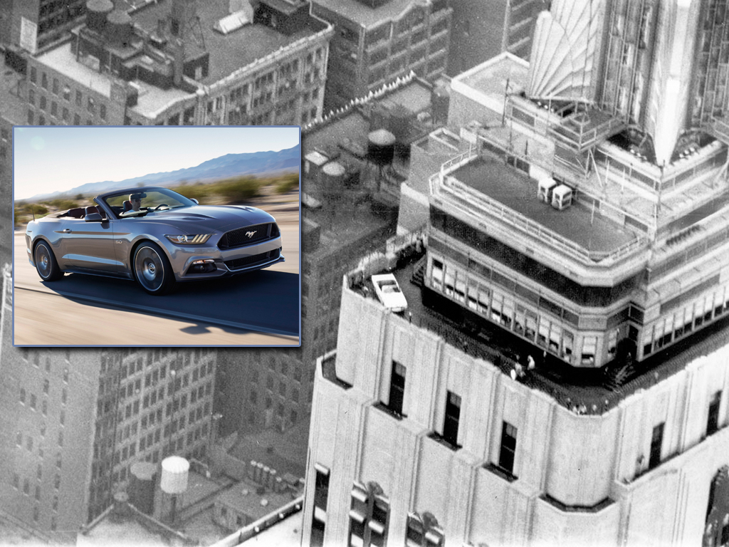 Ford Mustang Celebrates 50 Years at Empire State Building