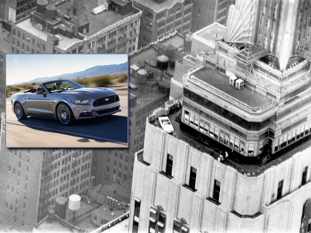 Ford Mustang Celebrates 50 Years at Empire State Building