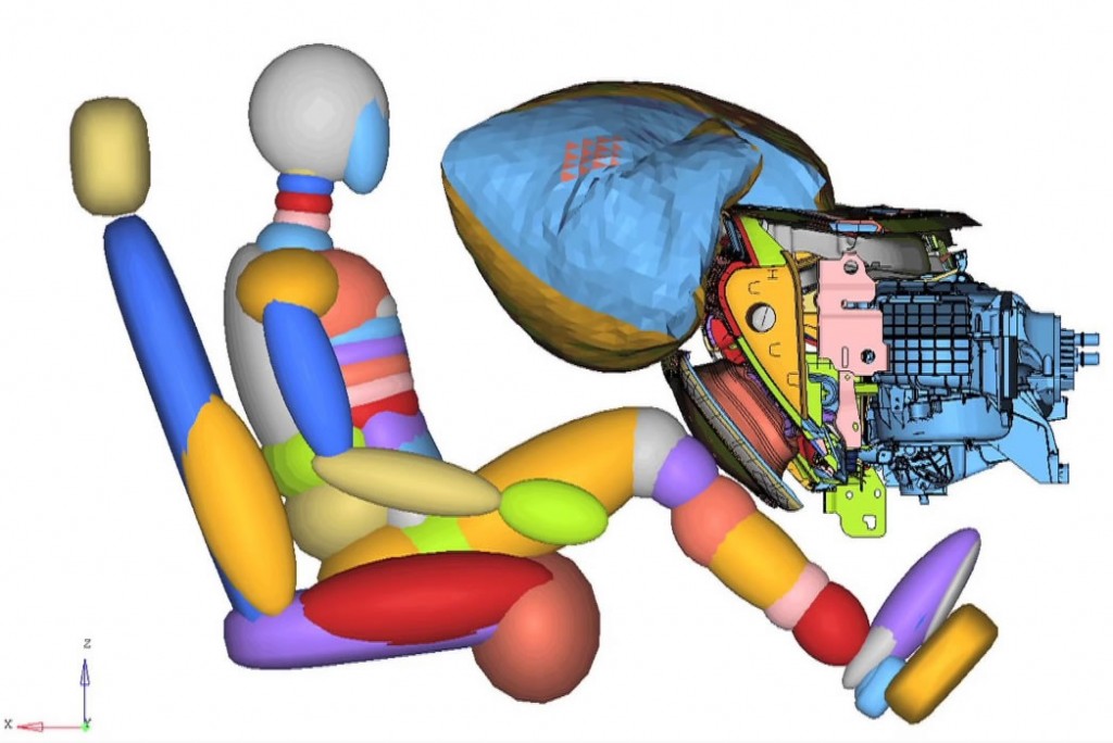 2015FordMustang_PassengerKneeAirbag