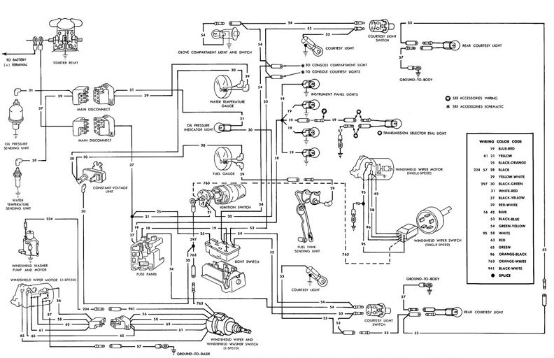 1966 Mustang Electrical Drawings