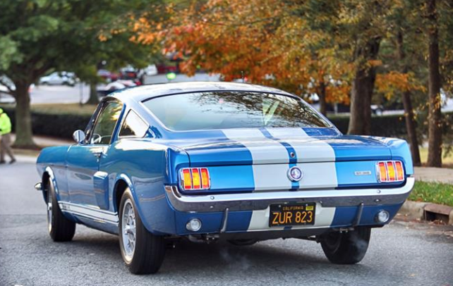 1966 Carroll Shelby Mustang GT-350 8x12 Photo – Factory Ford Transport Truck, Dealership Scene
