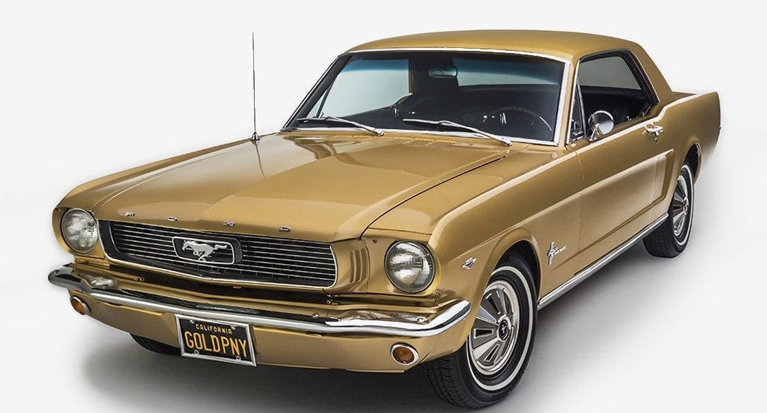 1966 Anniversary Gold Mustang