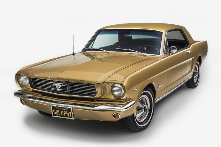 1966 Anniversary Gold Mustang