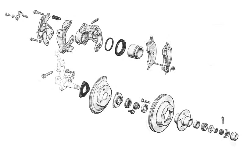 1968 Mustang Brake Front Disk