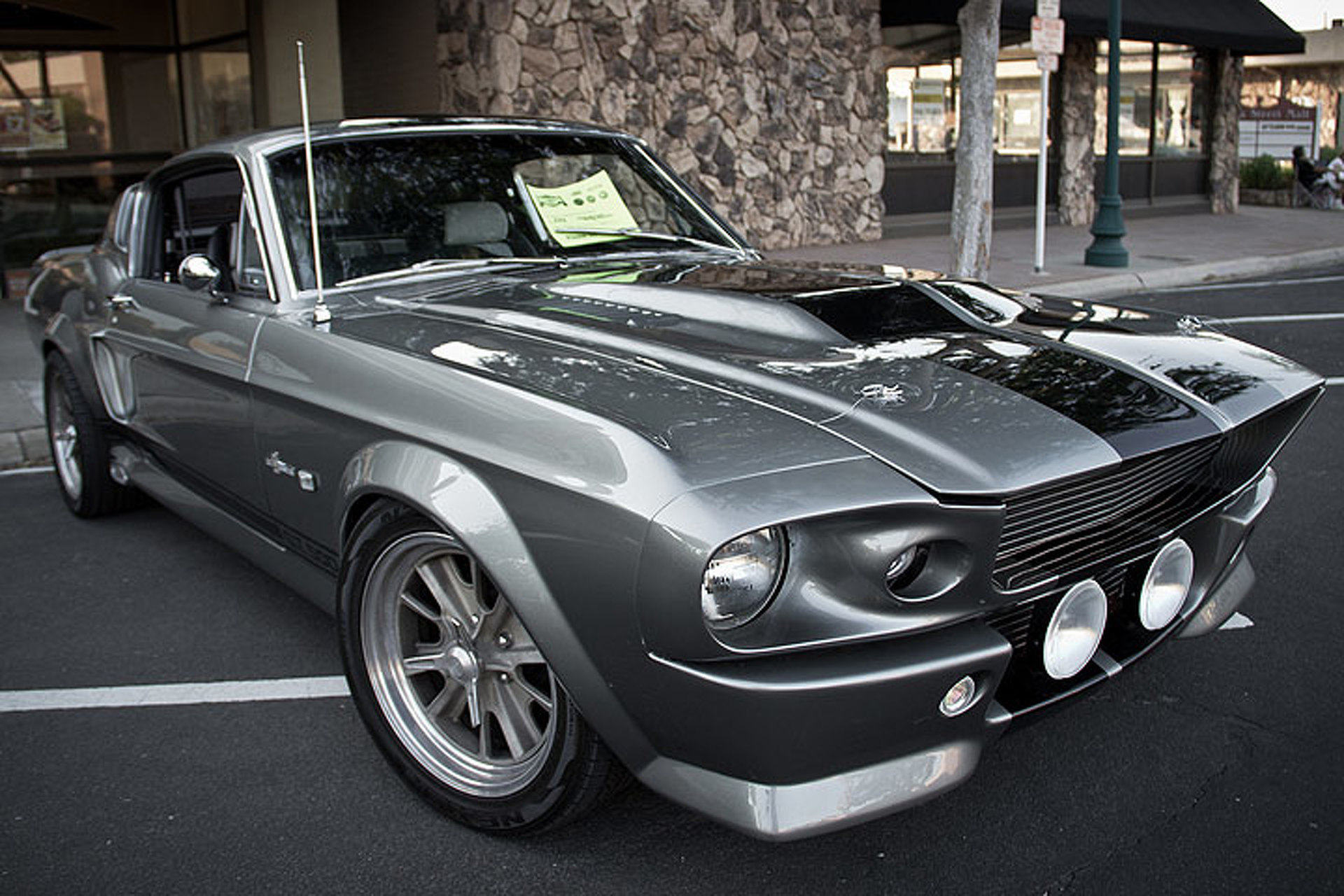 Two Eleanor Mustang style Hood Scoop Cobra Gone in 60 Seconds.