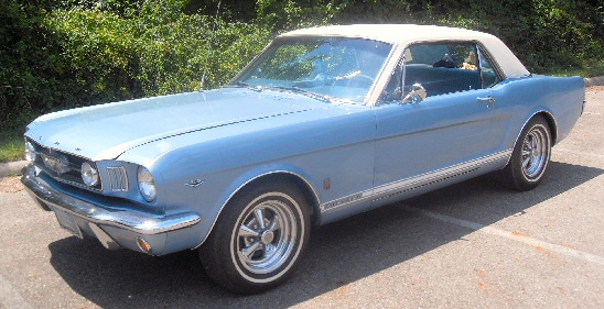 Twilight Turquoise 1964 Ford Mustang