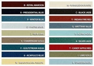 1969 Mustang Color Information