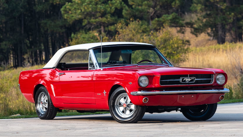 Poppy Red 1964 Ford Mustang
