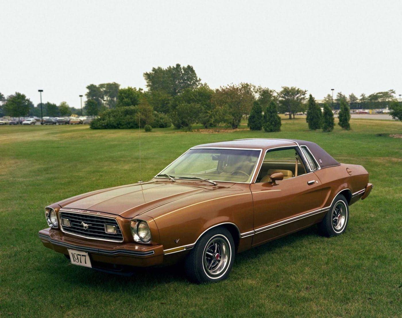 Tan Glow 1975 Ford Mustang