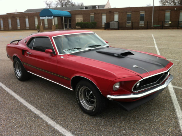 have tillid Foto Bløde fødder Candy Apple Red 1969 Ford Mustang