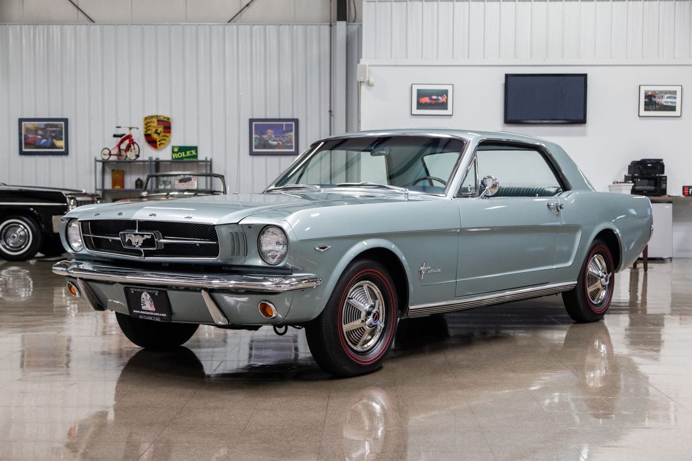 Silver Smoke Gray 1965 Ford Mustang