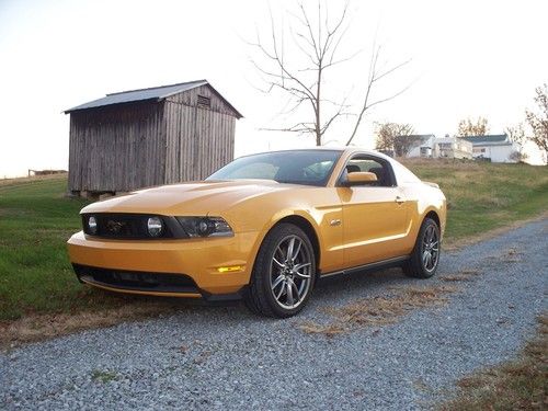 Yellow Blaze 2011 Ford Mustang
