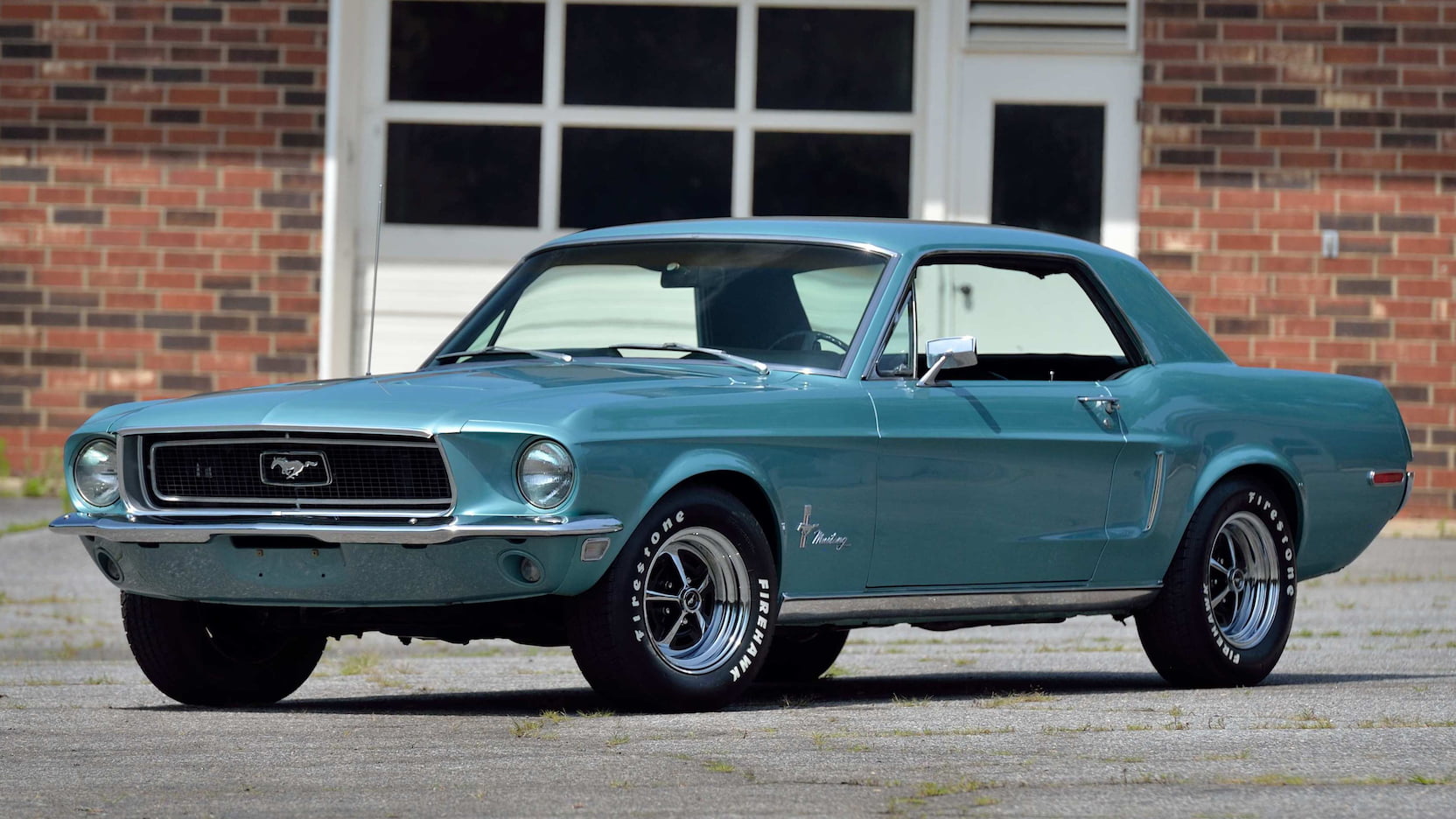 Tahoe Turquoise 1968 Ford Mustang