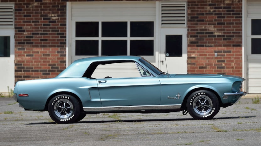 Tahoe Turquoise 1968 Ford Mustang