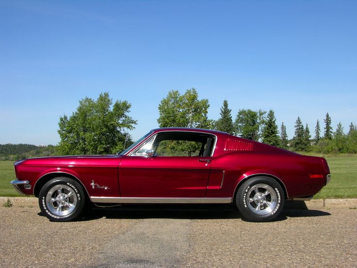 Candy Apple Red 1968 Ford Mustang