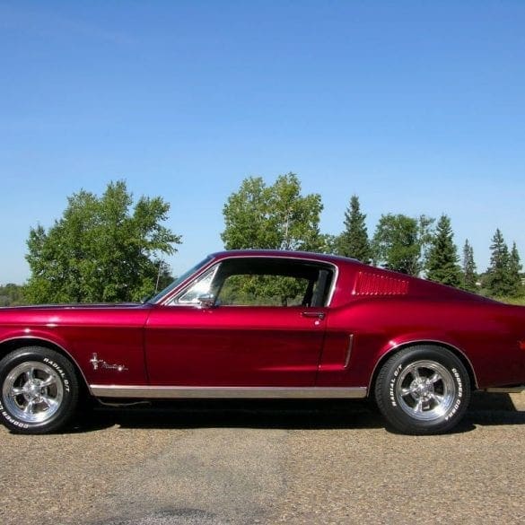 Candy Apple Red 1968 Ford Mustang