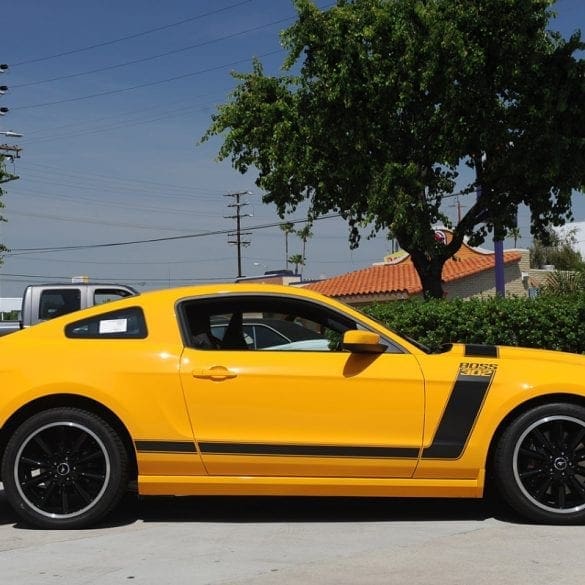 School Bus Yellow 2013 Ford Mustang
