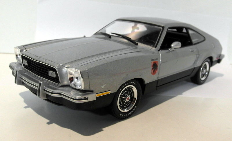 Silver 1976 Ford Mustang