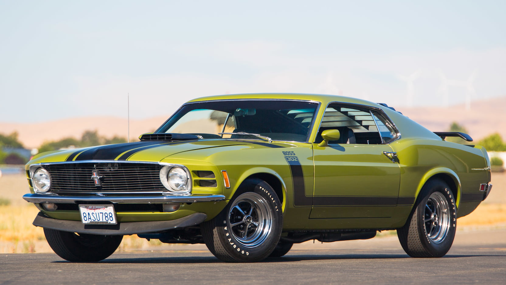 Medium Lime 1970 Ford Mustang