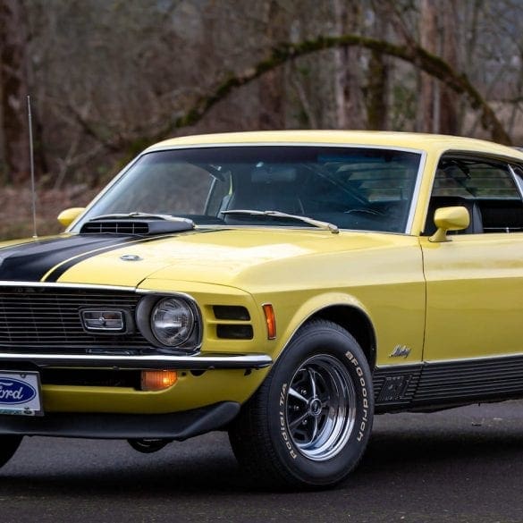 Competition Yellow 1970 Ford Mustang