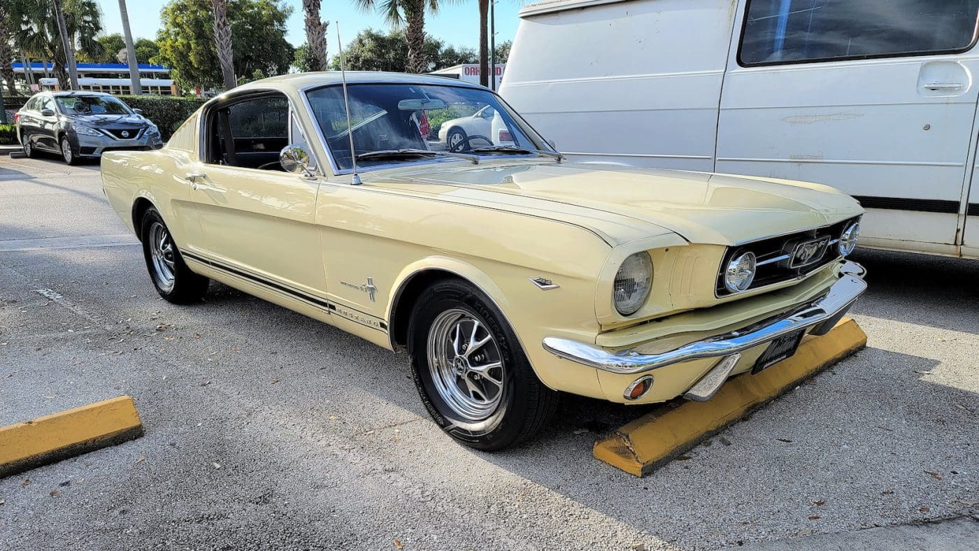 Phoenician Yellow 1965 Ford Mustang