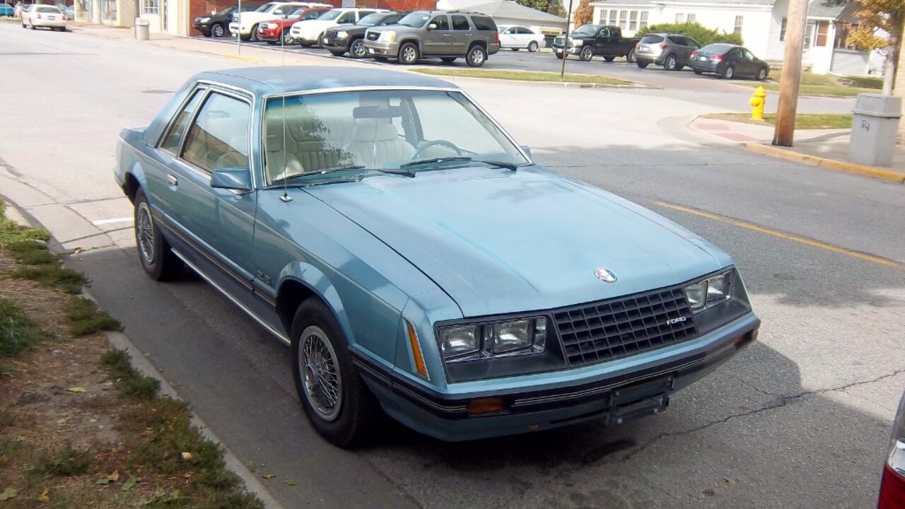 Medium Blue Glow 1979 Ford Mustang