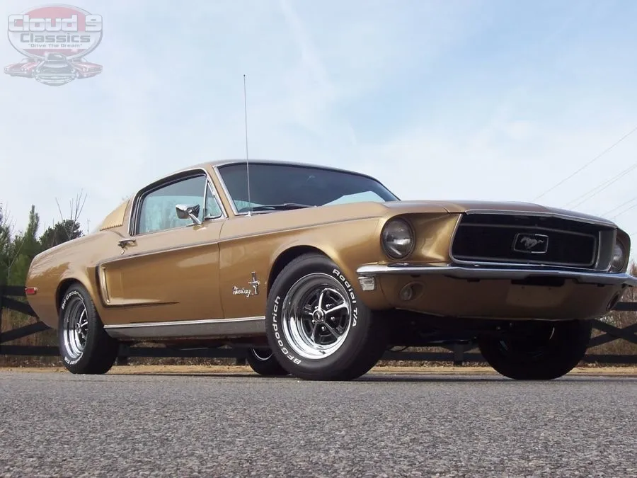 Spanish Gold 1968 Ford Mustang