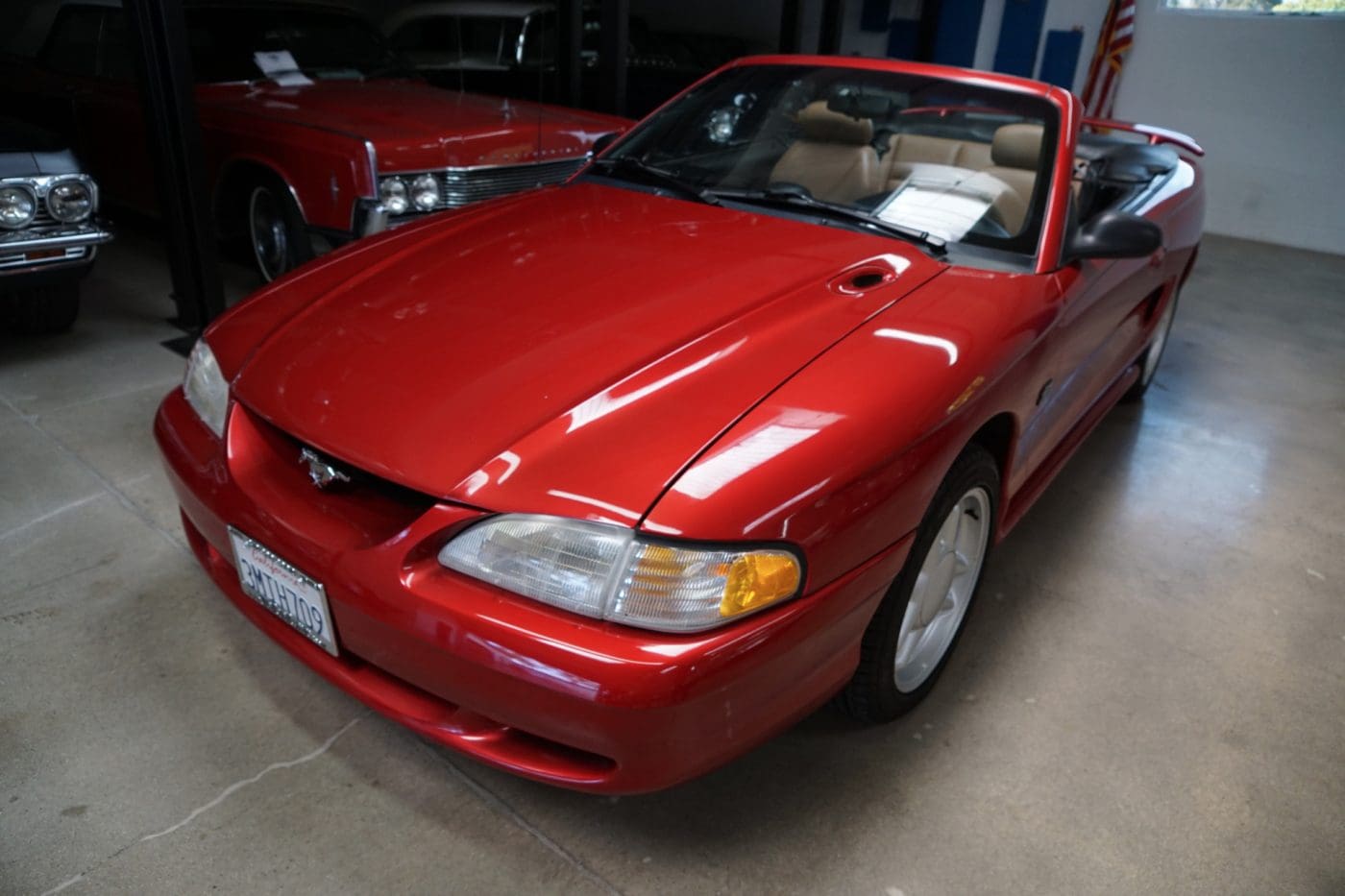 Vibrant Red 1995 Ford Mustang