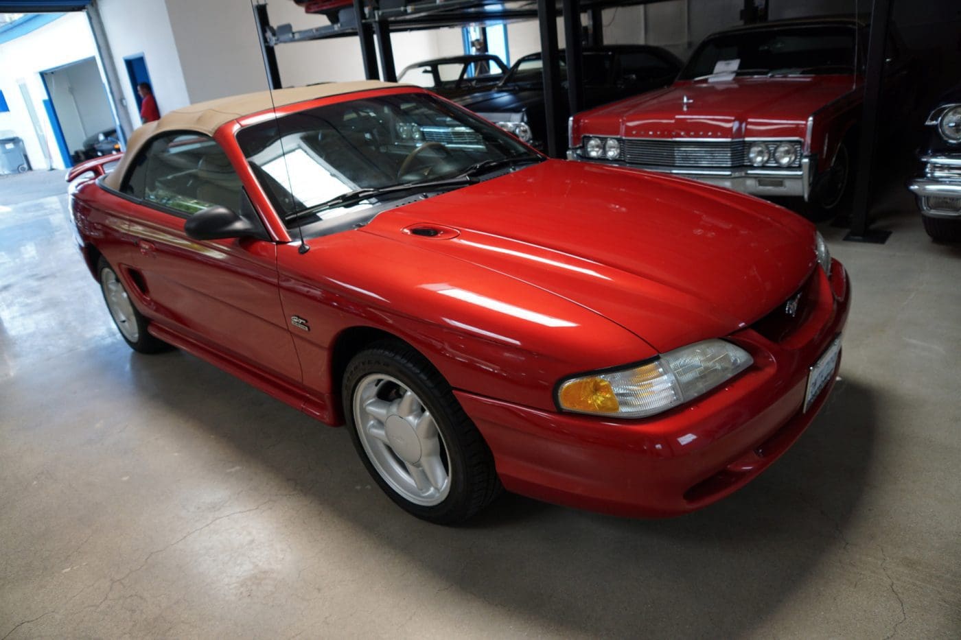 Laser Red 1995 Ford Mustang