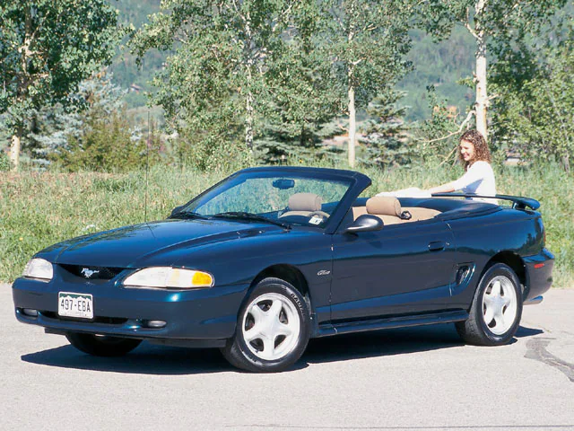 Moonlight Blue 1996 Ford Mustang
