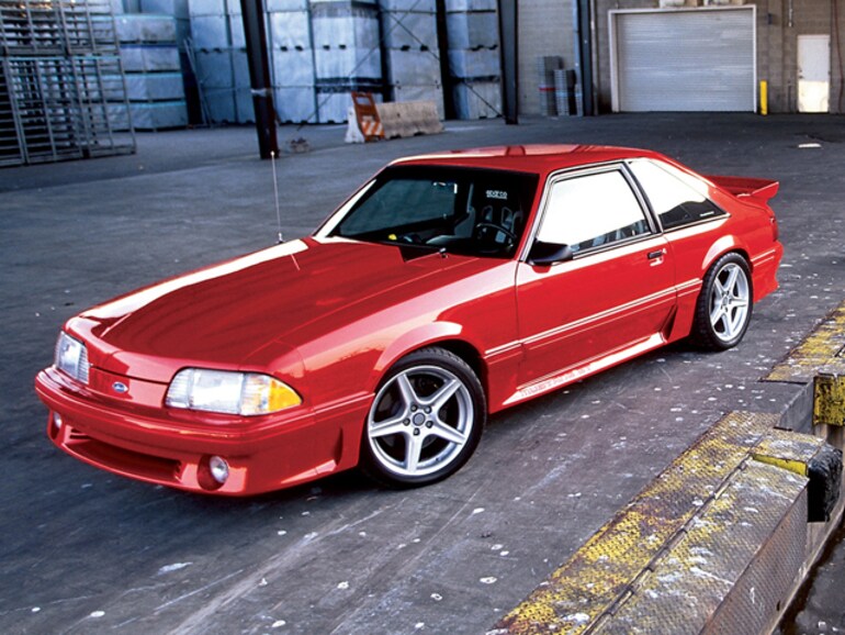 Bright Red 1989 Ford Mustang