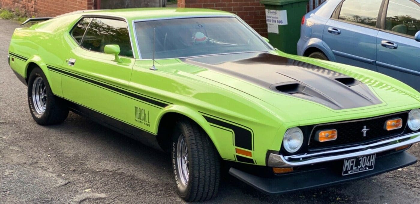 Bright Lime 1971 Ford Mustang