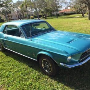 Clearwater Aqua 1967 Ford Mustang