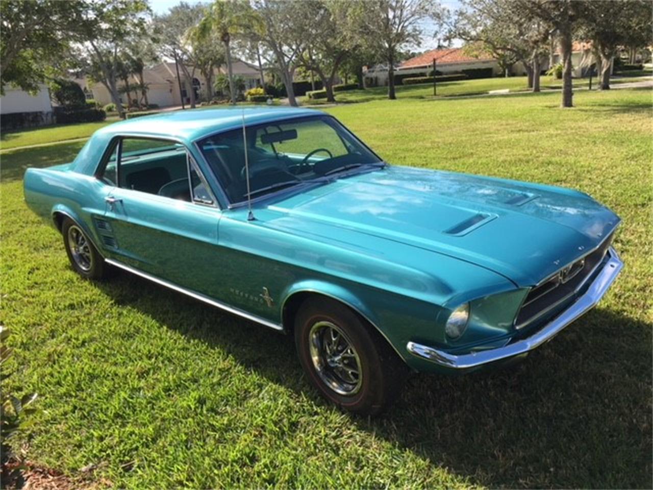 Clearwater Aqua 1967 Ford Mustang