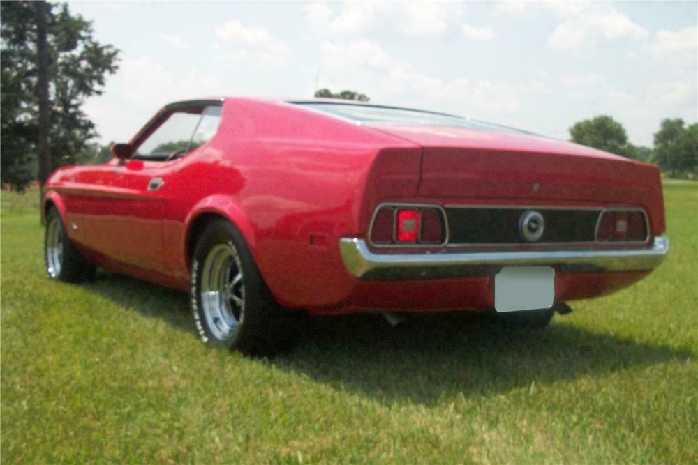 Bright Red 1971 Ford Mustang