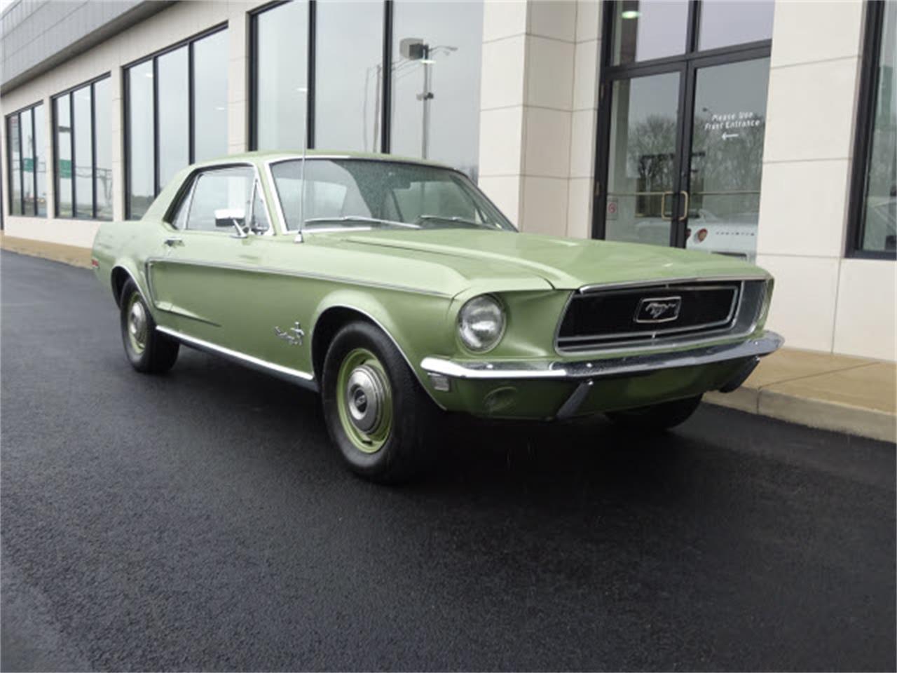 Olive Green 1968 Ford Mustang
