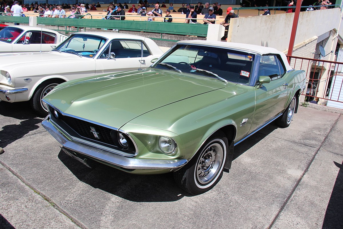 Lime Gold 1969 Ford Mustang