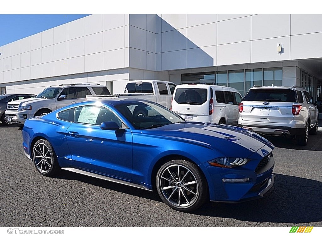 Lightning Blue 2018 Ford Mustang