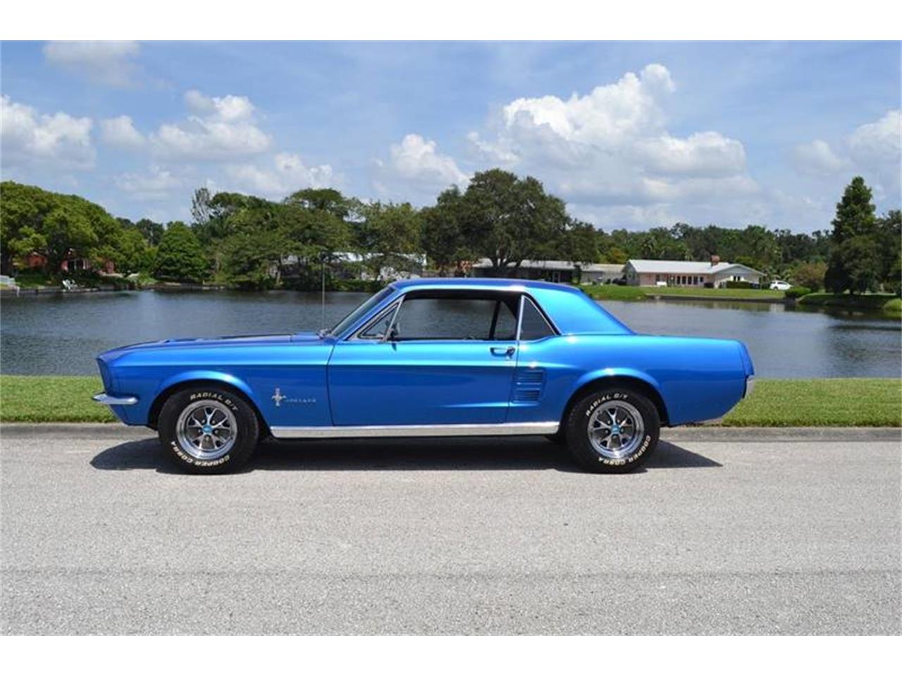 Winter Park Turquoise 1967 Ford Mustang