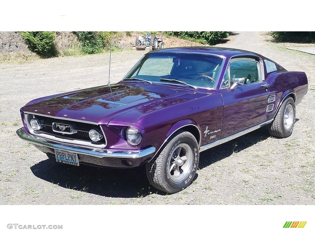 Metallic Purple 1967 Ford Mustang