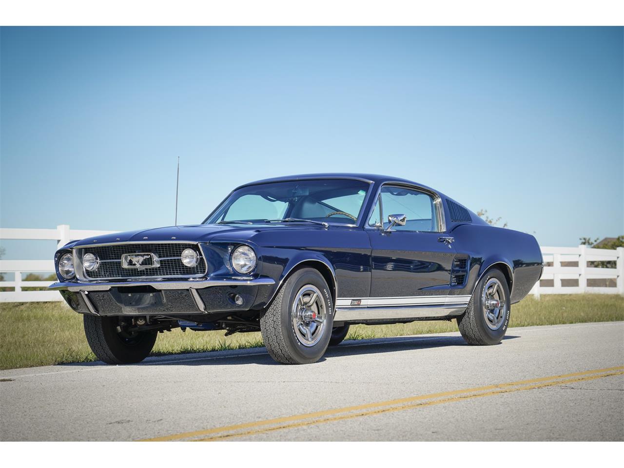 Nightmist Blue 1967 Ford Mustang