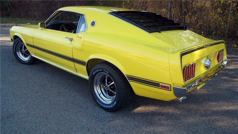 Dandelion Yellow 1969 Ford Mustang
