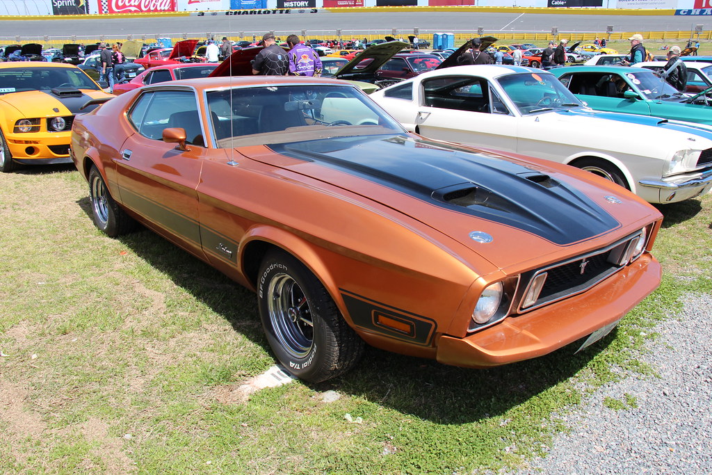 Medium Copper 1973 Ford Mustang