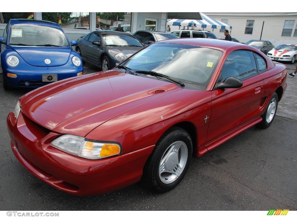 Laser Red 1995 Ford Mustang