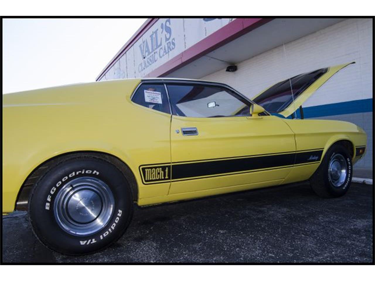 Medium Bright Yellow 1973 Ford Mustang